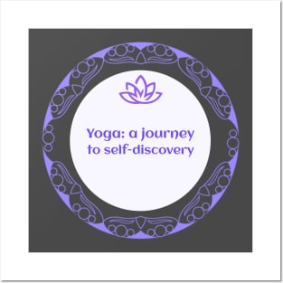 Yoga: a Journey To Self-Discovery Posters and Art